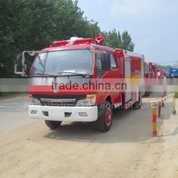 124hp DONGFENG 4*2 Fire Fighting Truck 4 ton