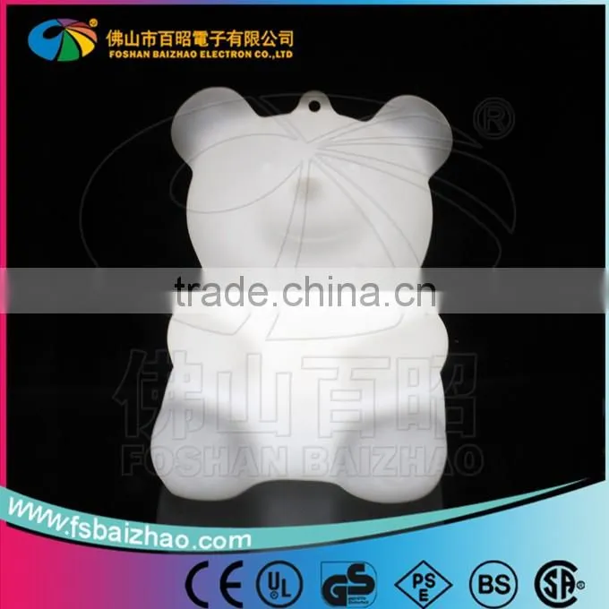 led bear night light table lamps with animals color changing decor for baby bedside night lamp