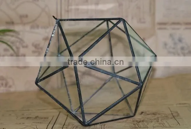 Micro landscape glasshouse clear glass globe hanging terrarium