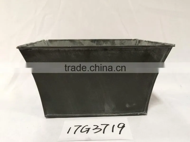 nanning wholesale cheap home goods products indoor decorative tall square pot planter