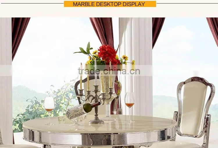 Modern Kitchen Set Round Dining Table for 6 TH374