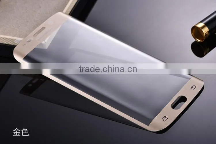 3D Curved 9h hardness Tempered Glass film Screen Protector for Samsung S6 Edge/Plus