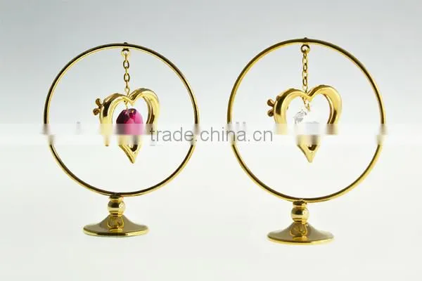 New Product 24K Gold Plated Swan Music Box for Wedding Gifts