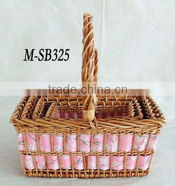 wicker gift basket & fruit basket for traditional festival