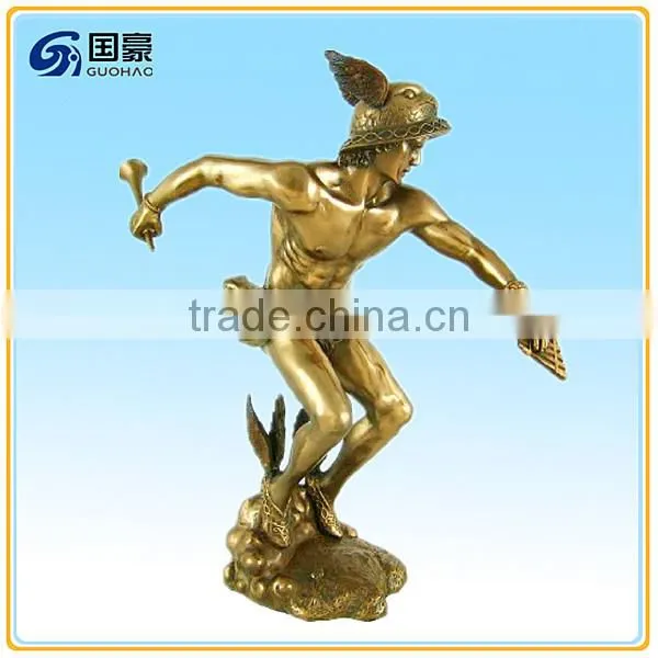Custom trade assurance resin american eagle flag sculpture award trophy