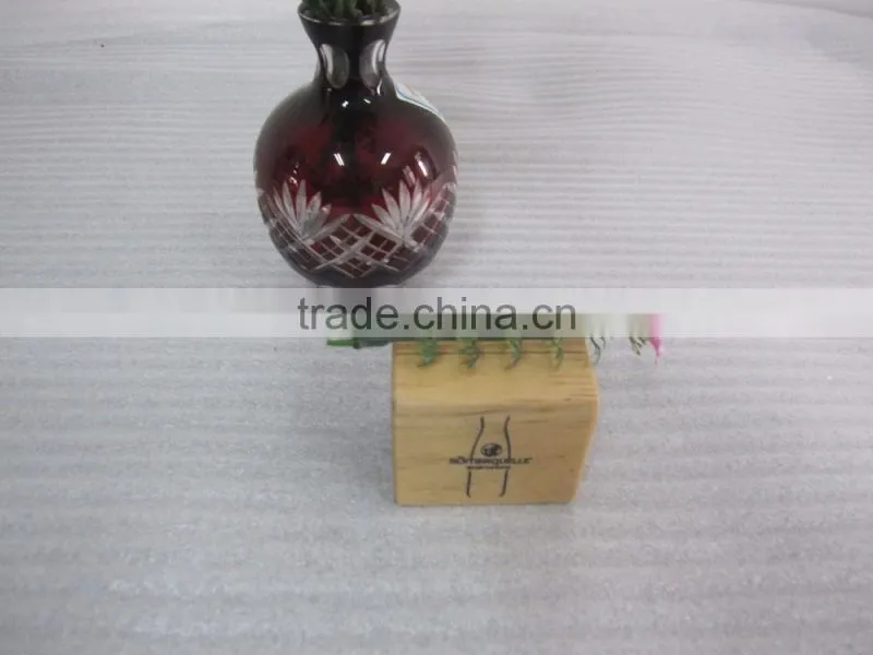 2016 new hot eco friendly restaurant craft gift wholesale decorative bar table top stand wooden menu card holder made in China