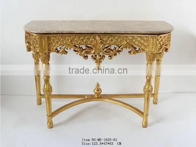 Living Room Furniture Antique Silver Console Table With Mirror