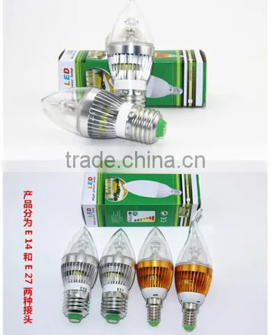 high quality electric energey saving 3W led light bulb