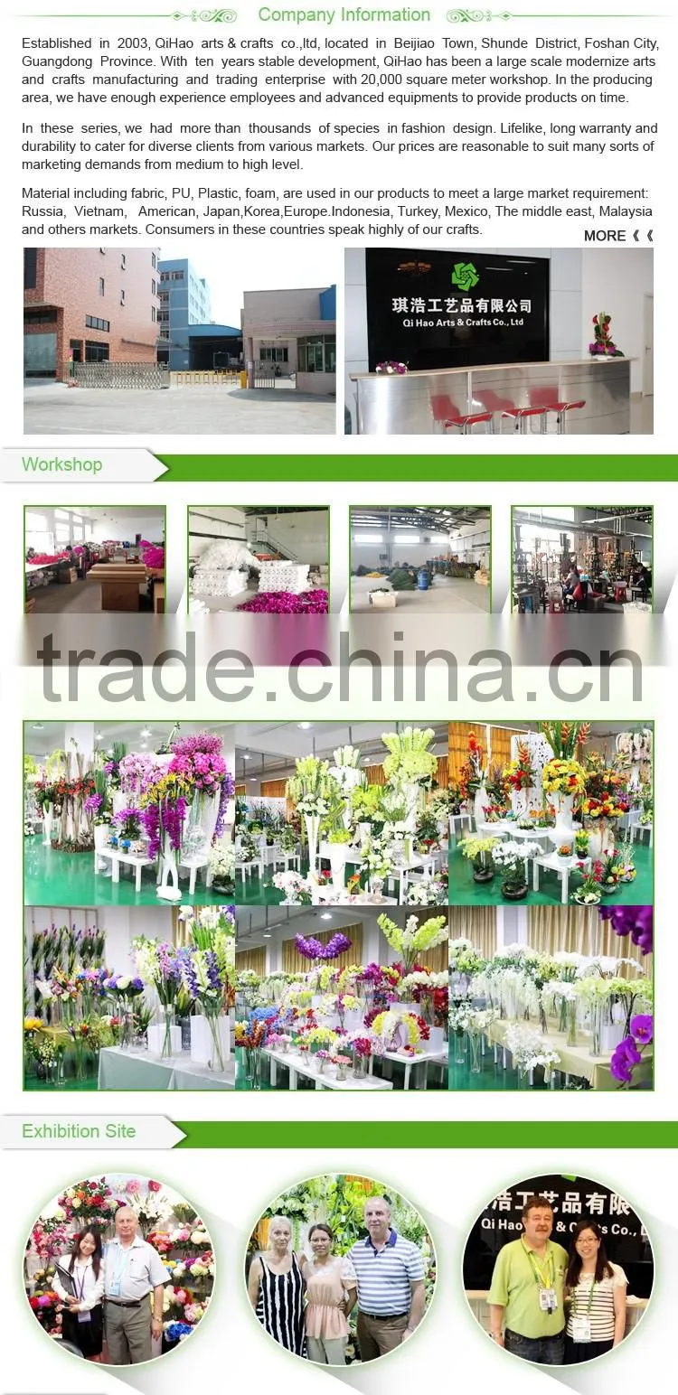 Wholesale artificial plant new dsign 3 heads silk tulip flower