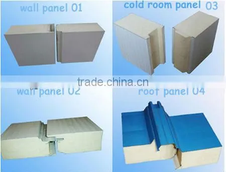 PUR sandwich panels for roof