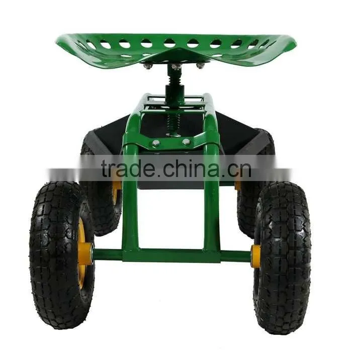 GS-01 steel rolling garden cart/seat