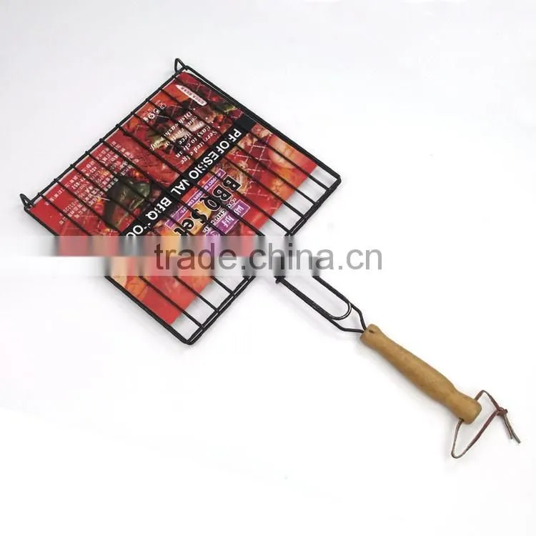 Non-stick barbecue wire mesh grill rack