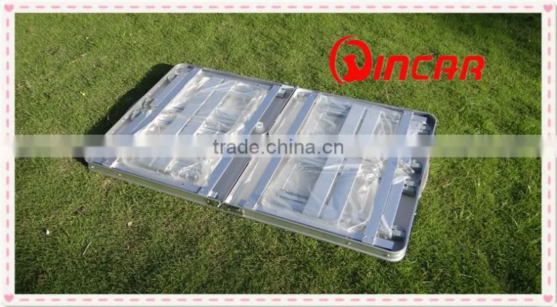 Outdoor aluminum Portable Folding Outdoor Camp Suitcase Picnic Table with 4 Seats