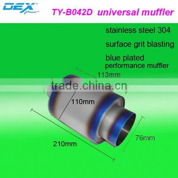 racing spare part exhaust system universal muffler performance
