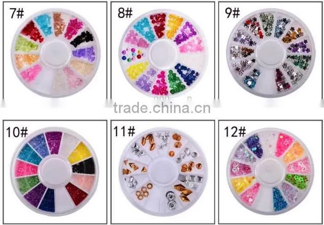 Wholesale flatback nail diamond and nail art rhinestone, nail crystal beads