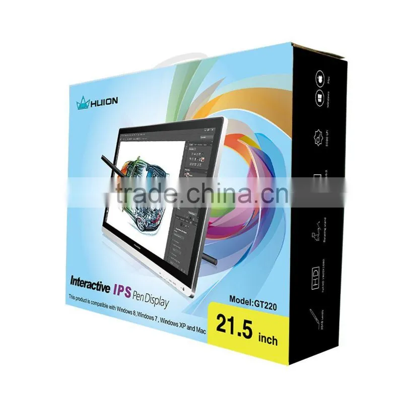 Huion GT-220 21.5 inches lcd pen display graphics drawing monitor