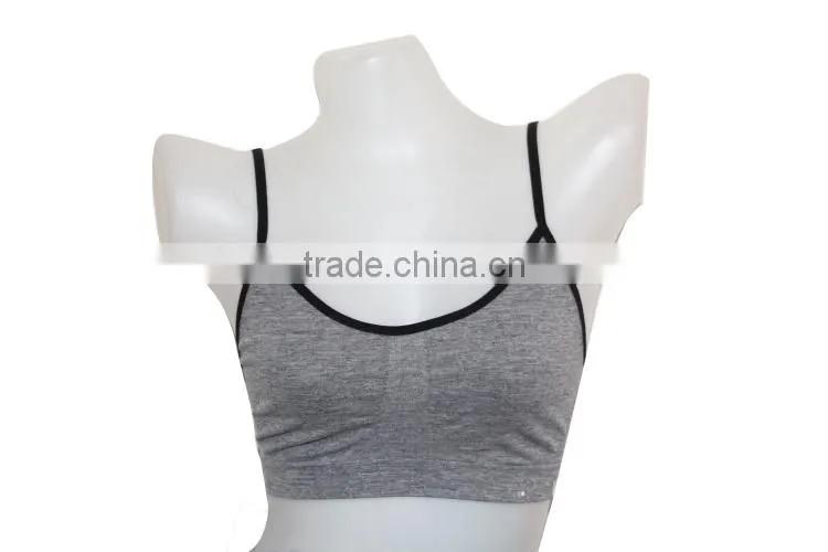 Heather grey sports bra and panty set new fashion design