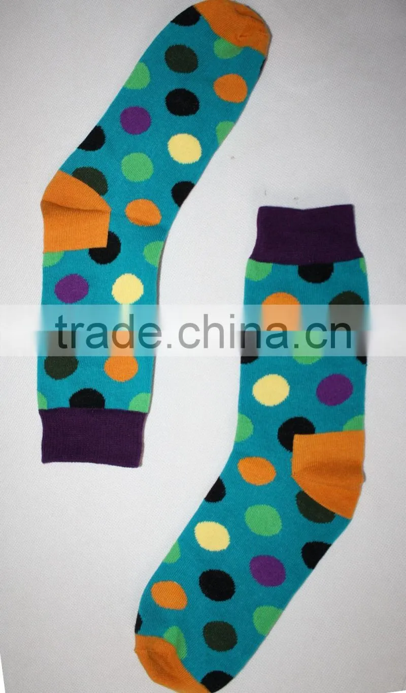 Men polka dots style socks