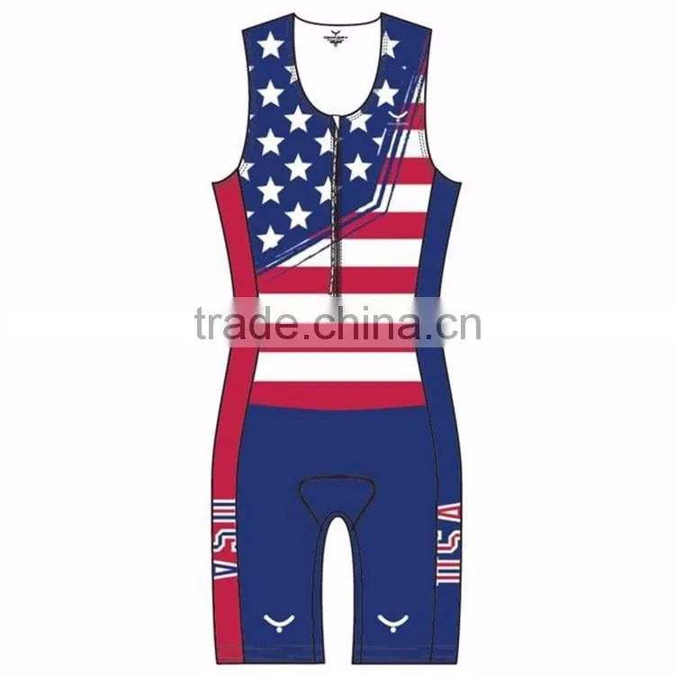 Custom professional design flag tri suits
