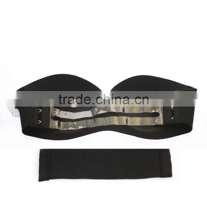 hot sexy invisible strapless silicone skin seamless bra webbing