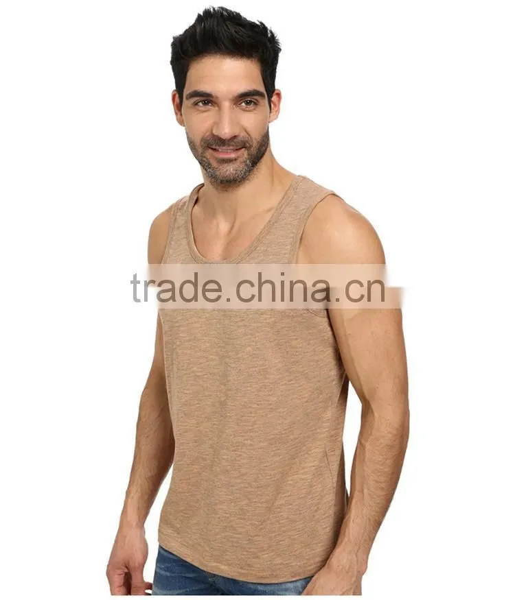 Plain loose fit tank tops for men wholesale cheap