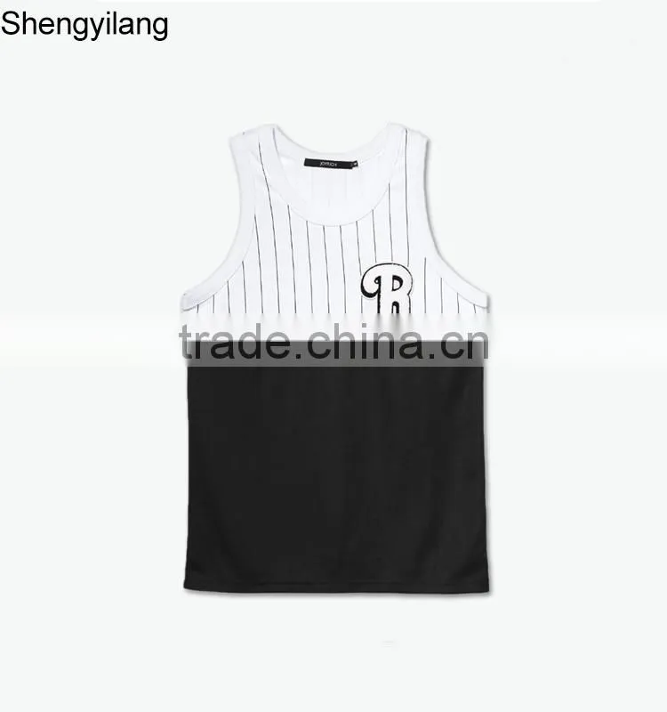 Custom Most fashionable printing tank top with your own logo, wholesale tank top guangzhou manufacturer