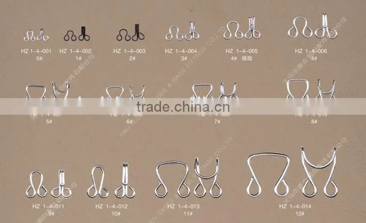 Gold Metal bra hook strap buckle