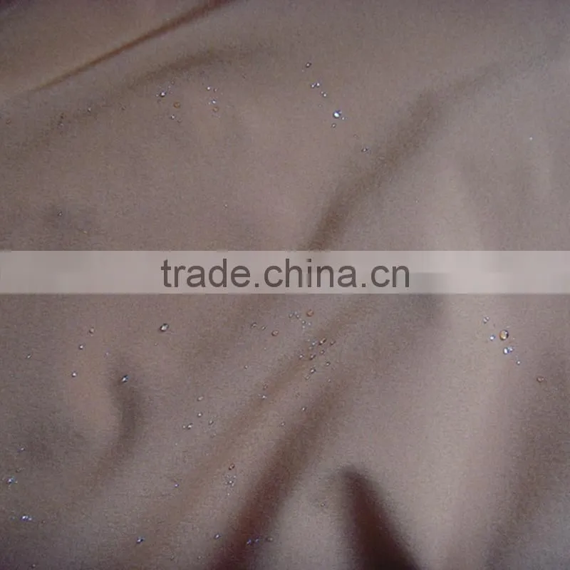 Plain dyed polyester bonded fleece fabric waterproof china manufacture