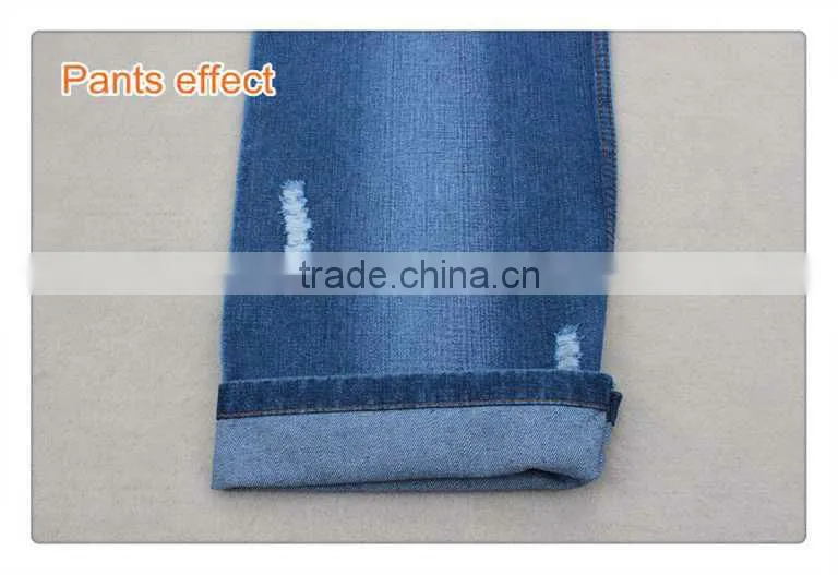 B2472 hot sale rigid denim fabric suit for man