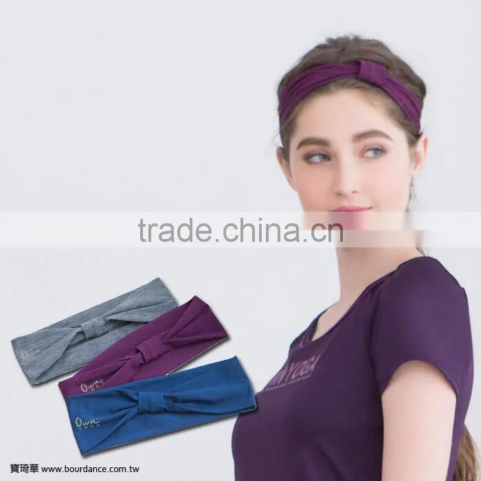Yoga fitness women stretchy sport headband