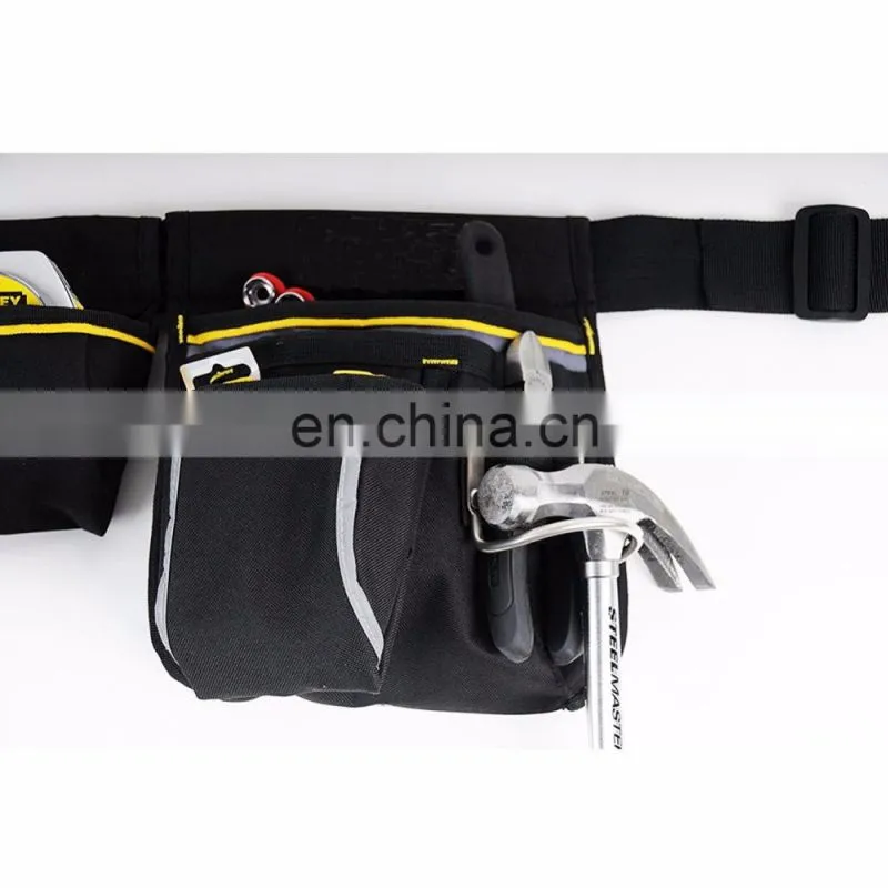 Outdoor Black Durable Polyester Tool Apron Belt