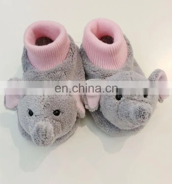 home use baby shoes soft elephant animal child slippers