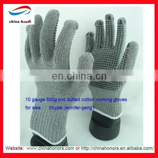 western safety gloves safety working gloves/string knit work gloves