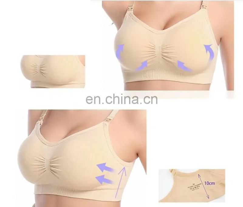 Women's Padded Maternity Underwire Nursing Bra with Full Sling