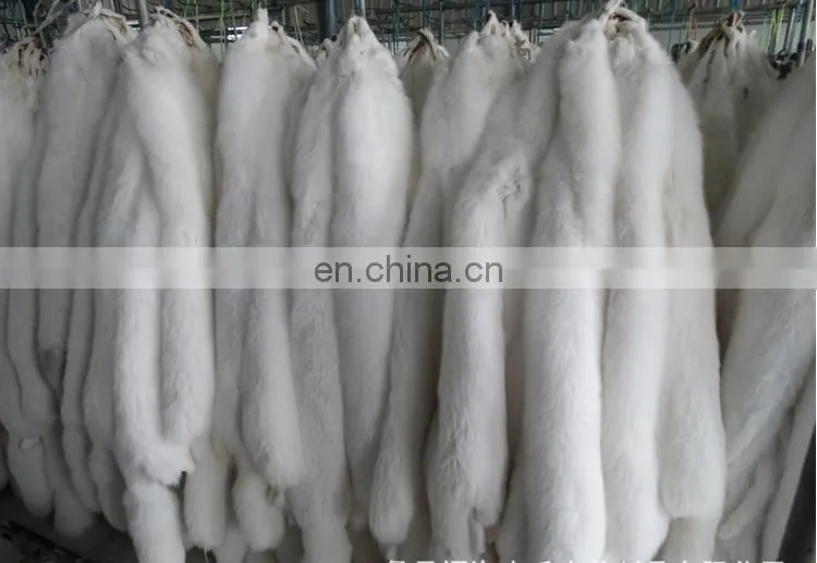 Factory Price Real White Fox Fur Skin /Dyed Fox Fur Skin Pelt From China