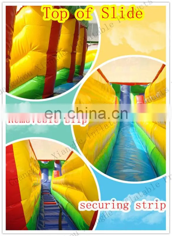 Hot sale commercial grade PVC Tarpaulin brand new FU049 inflatable rocket fun city