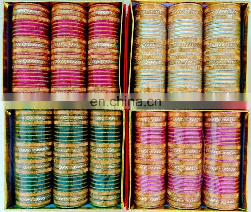 One gram gold plated bangle set - South india gold plated kada set - Wedding wear bangles - Wholesale traditional bangle