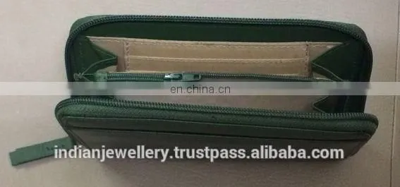 Genuine leather ladies money purse, original leather ladies money bag exporter