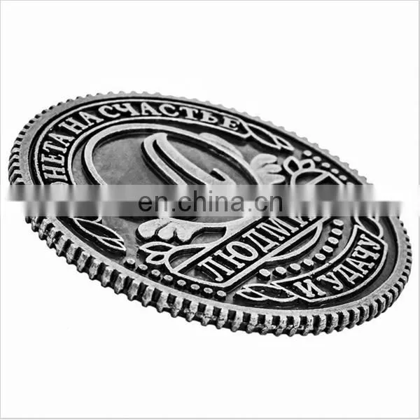 antique nickle commemorative coin copy gift russian words engraved silver coins collection