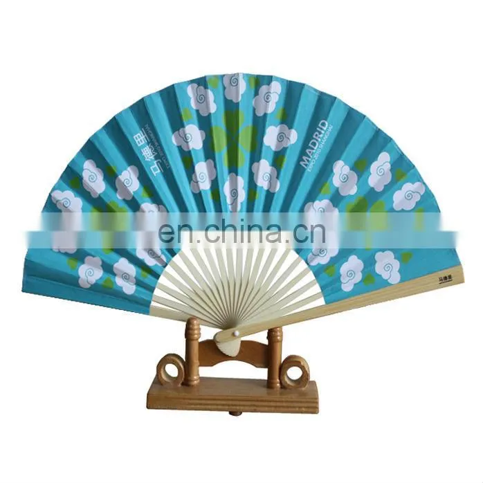 beautiful custom printing good quality mini plastic hand fan