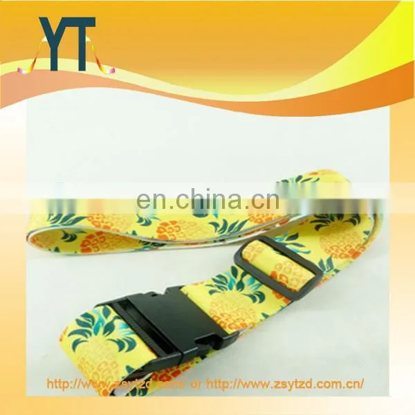 Woven Luggage Holder Strap with plastic buckle