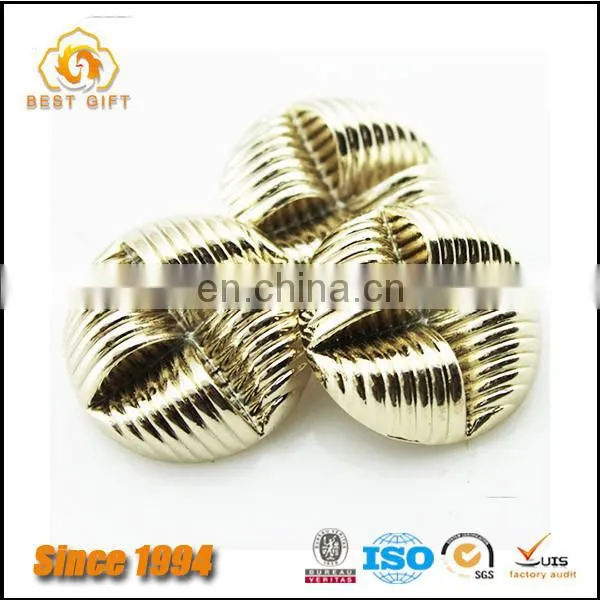 Wholesale Custom Garment Accessories Fashion Metal Gold Buttons for Suit
