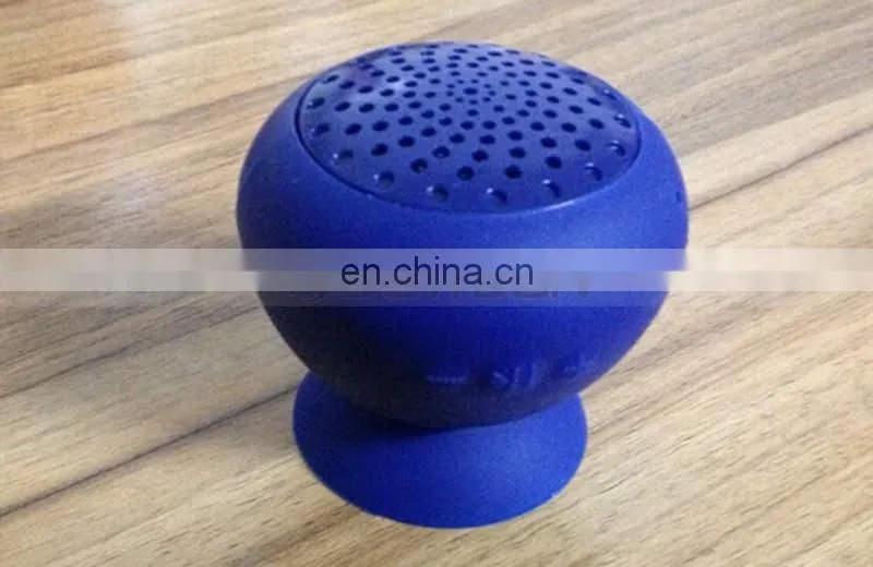140mm 3W Bass Support Card Cute Silicone Sucker Wireless Mini Speaker