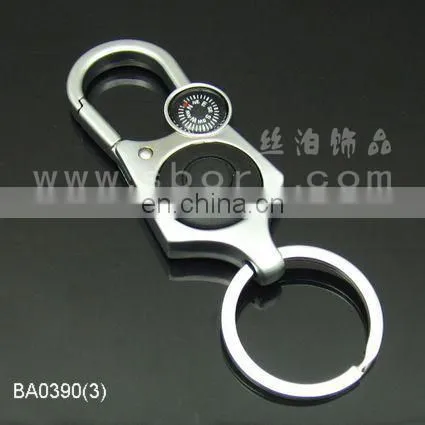 new products keychain led torch light hot selling mini compass led keychain