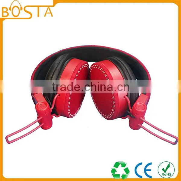 Volume controll on-ear new fashion cell phone headphone with mic