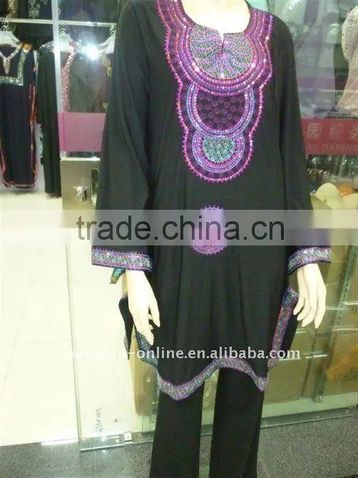 C212 Stylish beautiful muslim abaya
