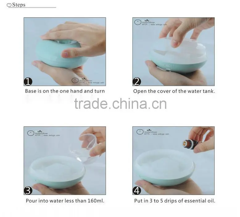 2015 hot sale mini aromatherapy humidifier