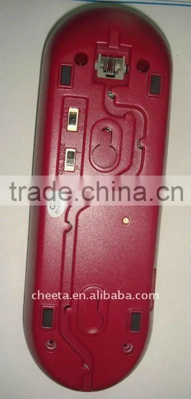 Red Trimline Telephone Hotel Bathroom Phone