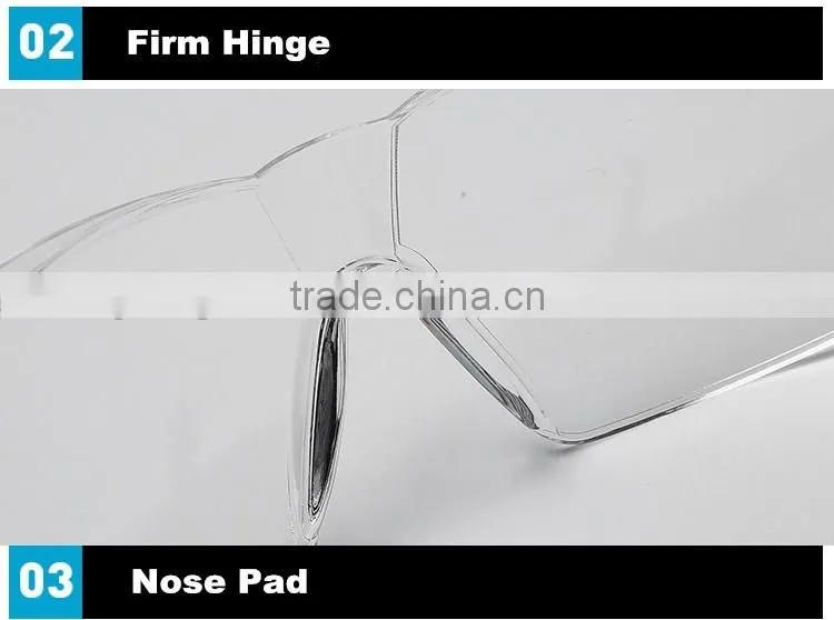 Factory wholesale square dustproof windproof durable cross-country glasses dark grey pc welding filter lens goggles