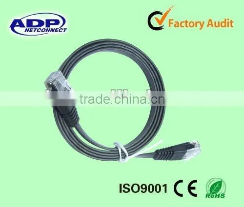 flat patch cord/cat5e flat cable/cat6 flat cable